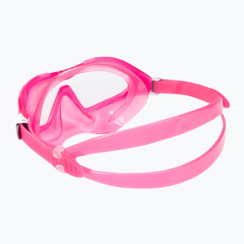 Маска для снорклінгу дитяча Aqualung Mix pink/white 4