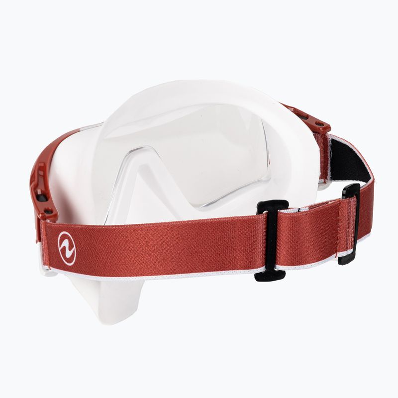 Маска для снорклінгу Aqualung Vita white/brick 4