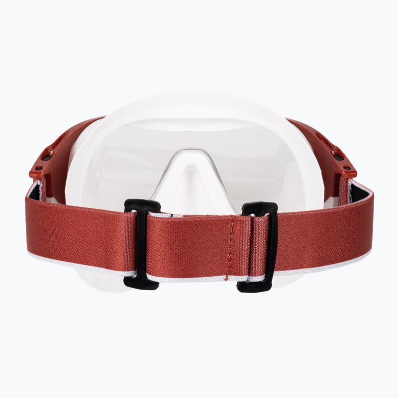 Маска для снорклінгу Aqualung Vita white/brick 5