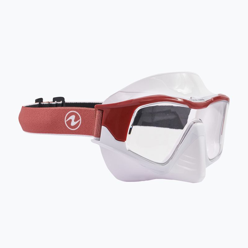 Маска для снорклінгу Aqualung Vita white/brick 6