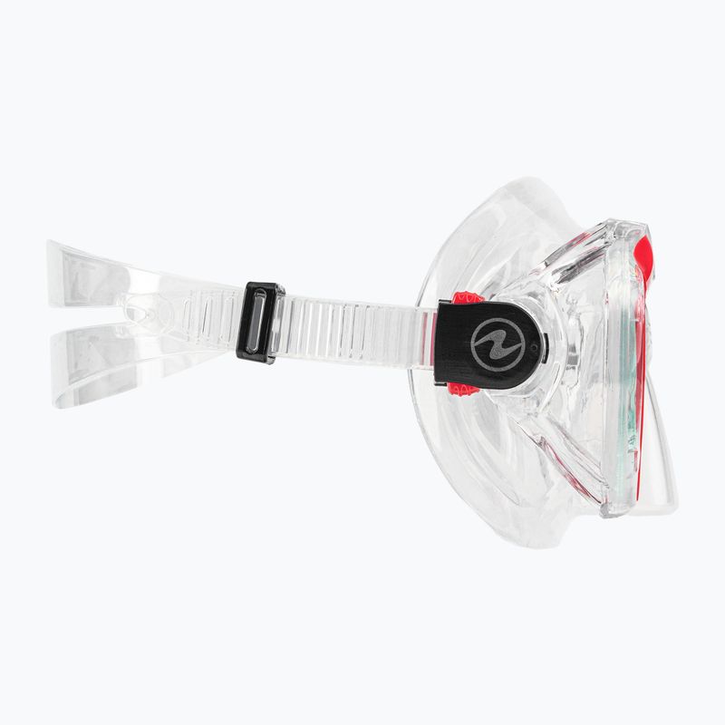 Маска для снорклінгу Aqualung Hawkeye transparent/red 3