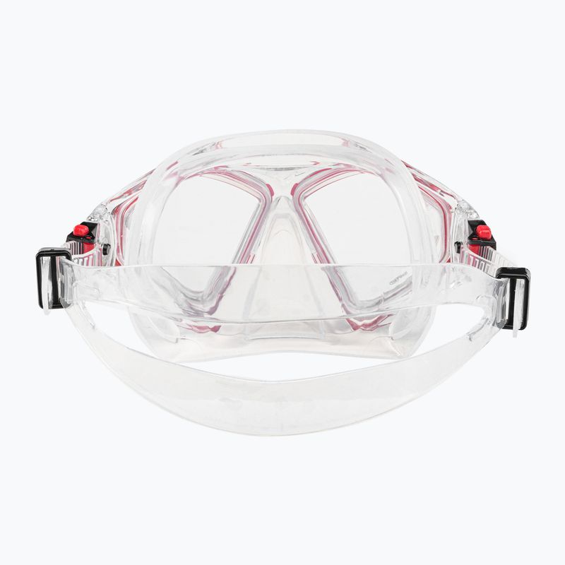 Маска для снорклінгу Aqualung Hawkeye transparent/red 5