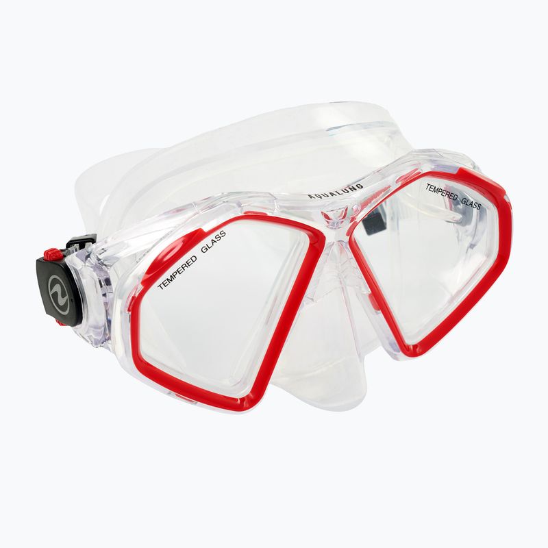 Маска для снорклінгу Aqualung Hawkeye transparent/red 6
