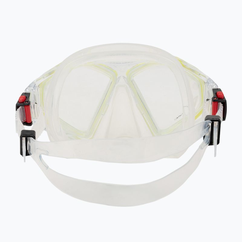 Маска для снорклінгу Aqualung Hawkeye transparent/yellow 4