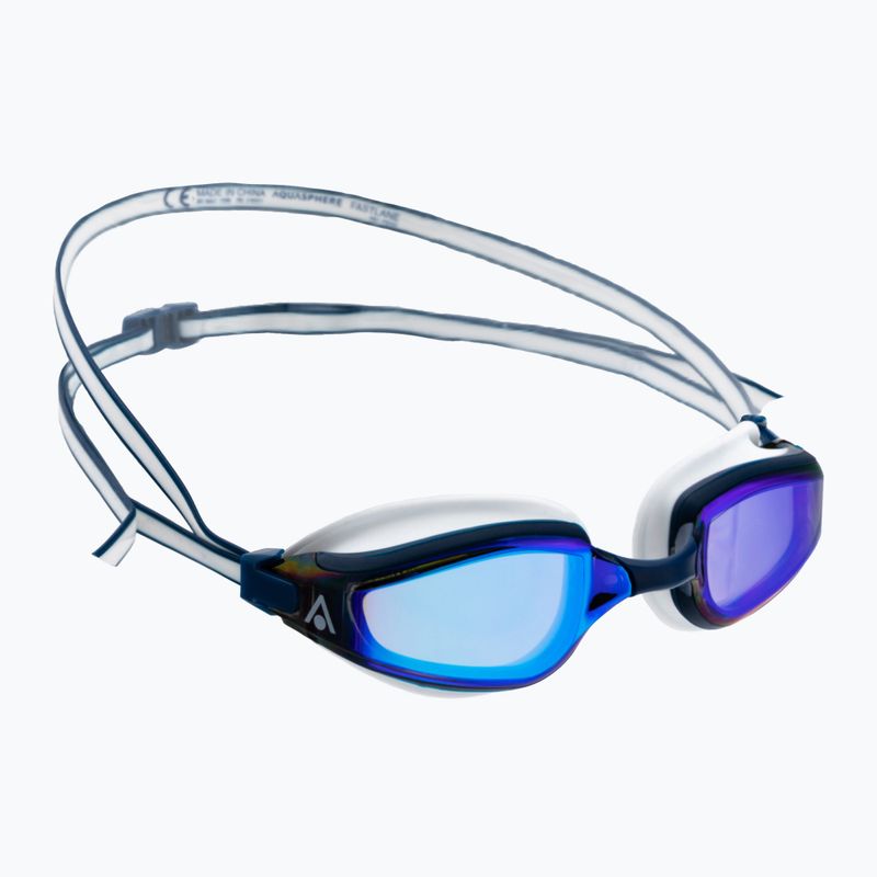 Окуляри для плавання Aquasphere Fastlane blue/white/mirror blue