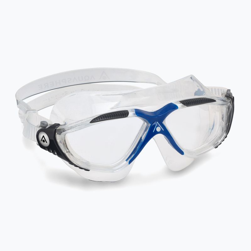 Маска для плавання Aquasphere Vista transparent/dark grey/clear