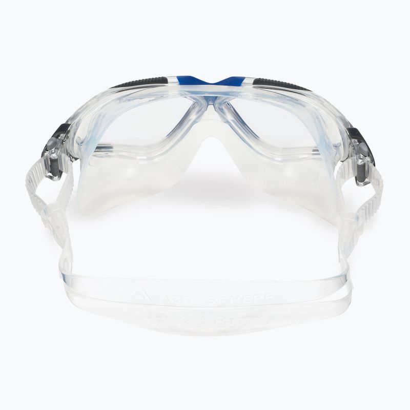 Маска для плавання Aquasphere Vista transparent/dark grey/clear 3