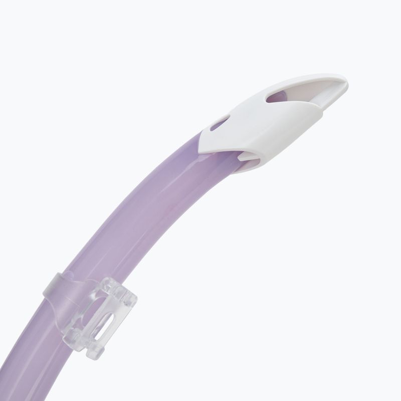 Набір для підводного плавання Aqualung Nabul маска + трубка + ласти напівпрозора фіолетова 8