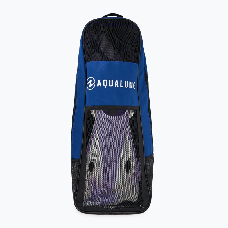 Набір для підводного плавання Aqualung Nabul маска + трубка + ласти напівпрозора фіолетова 13