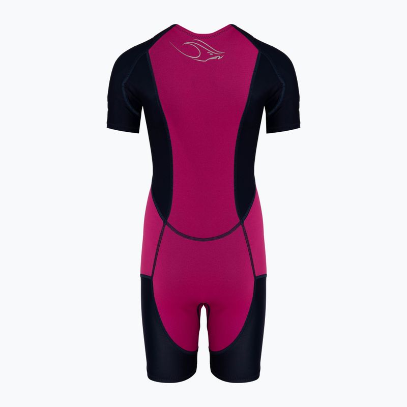 Дитячий гідрокостюм Aquasphere Stingray HP рожевий/темно-синій 3