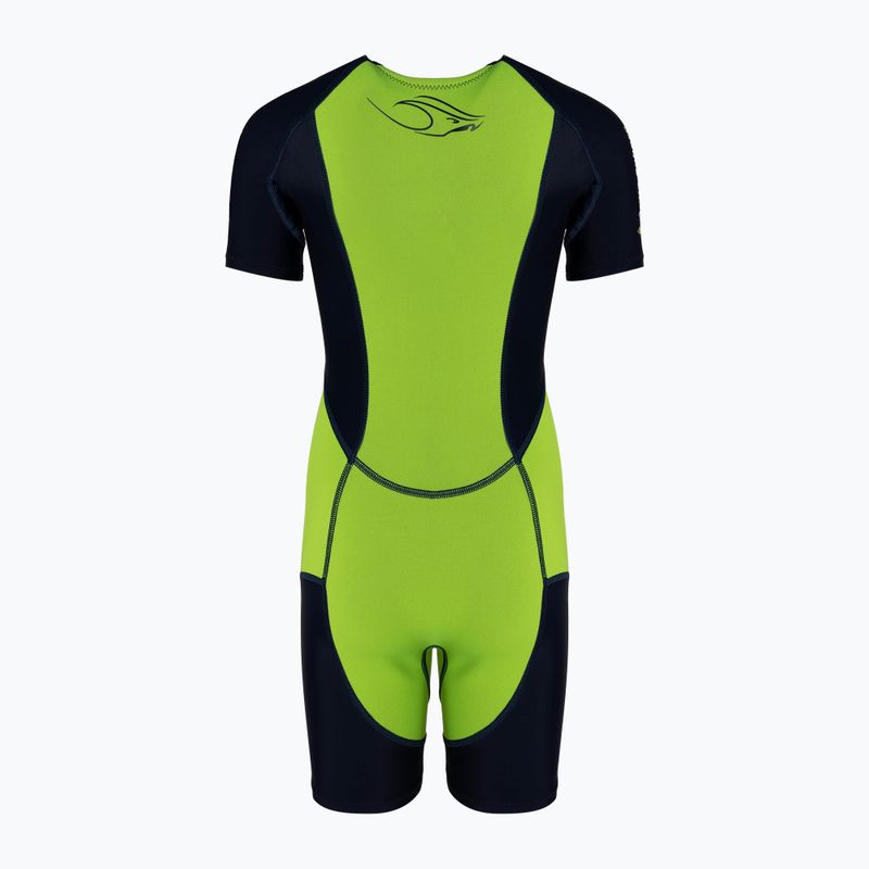 Дитячий гідрокостюм Aquasphere Stingray HP яскраво-зелений/темно-синій 3