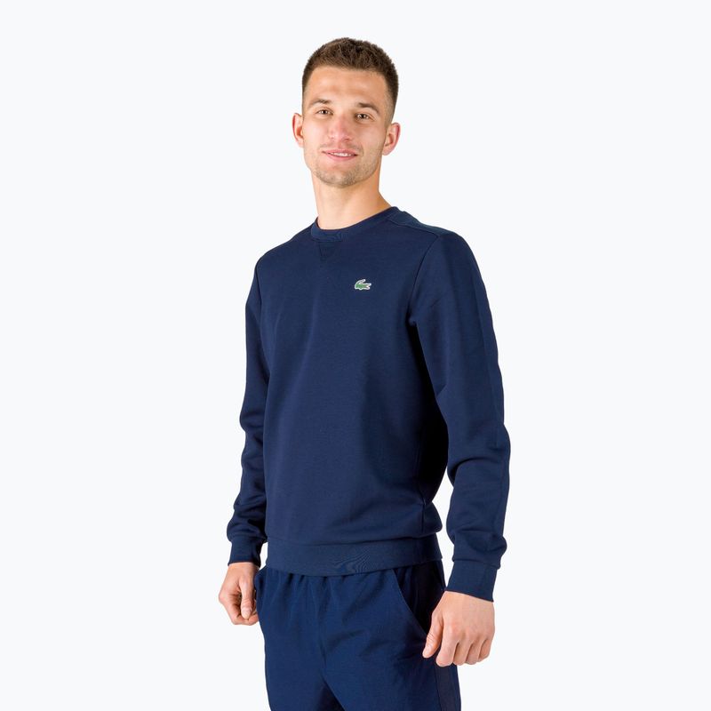 Кофта тенісна чоловіча Lacoste темно-синя SH9604