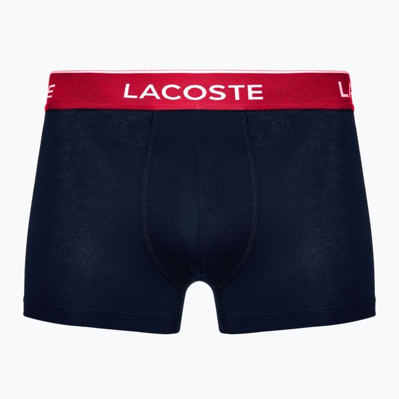 Труси Lacoste 5H3401 3 пари navy blue/green/red/navy 4