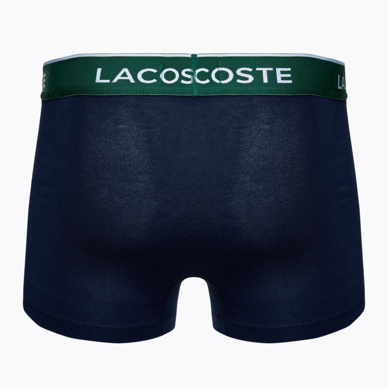 Труси Lacoste 5H3401 3 пари navy blue/green/red/navy 5