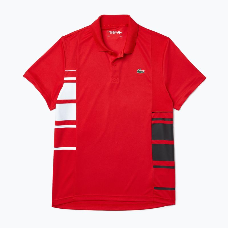 Футболка-поло тенісна чоловіча Lacoste червона DH0866