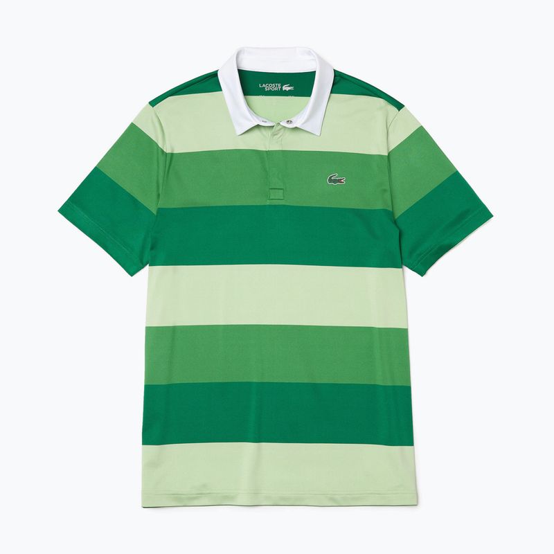 Футболка-поло тенісна чоловіча  Lacoste зелена DH0872