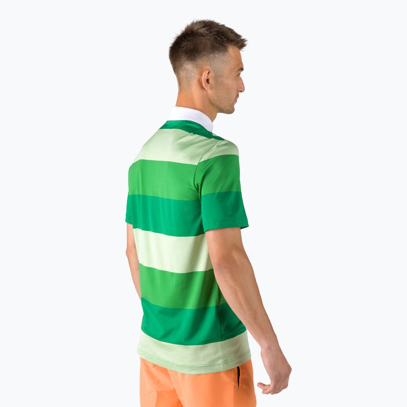 Футболка-поло тенісна чоловіча  Lacoste зелена DH0872 4