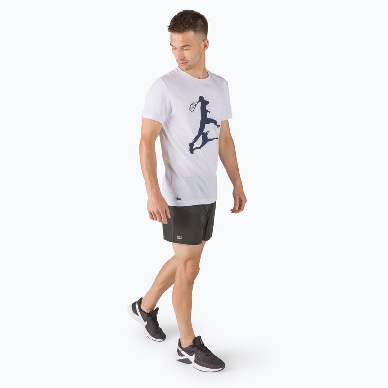 Набір футболка + шапка + бавованяна сумка Lacoste білий TH6661 2