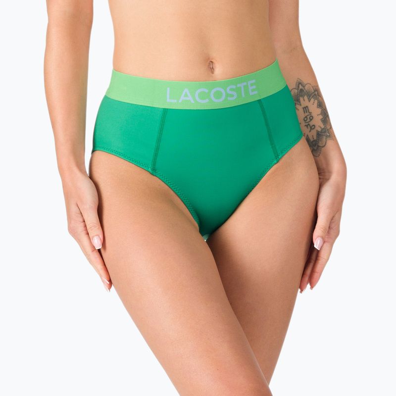 Низ від купальника Lacoste зелений MF3390