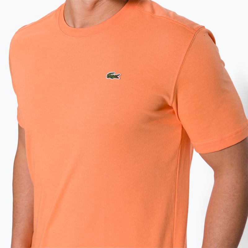 Футболка тенісна чоловіча Lacoste  помаранчева TH7618 4
