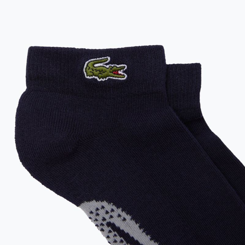 Шкарпетки Lacoste RA4188 темно-синій/сріблястий хін 2