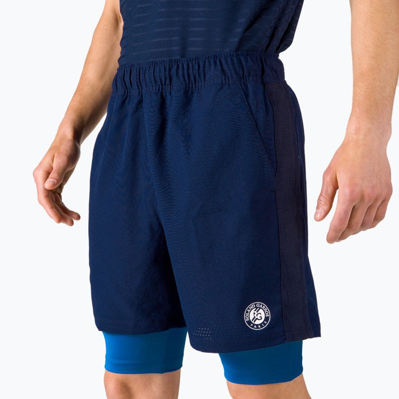 Шорти тенісні чоловічі Lacoste сині GH0965