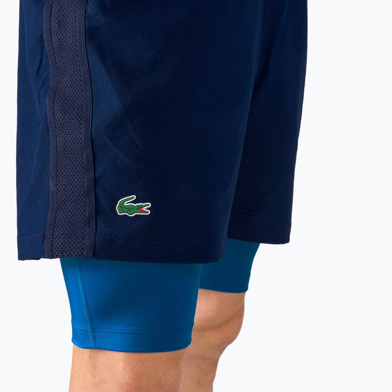 Шорти тенісні чоловічі Lacoste сині GH0965 4