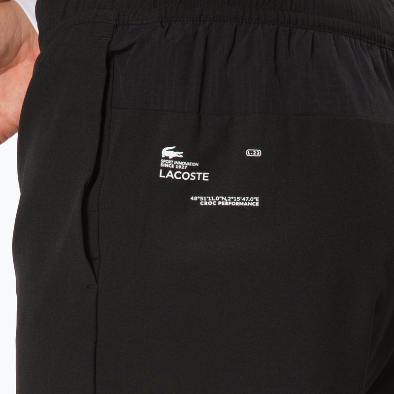 Шорти тенісні чоловічі Lacoste чорні GH1041 4