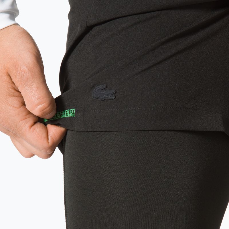 Шорти тенісні чоловічі Lacoste чорні GH1041 5