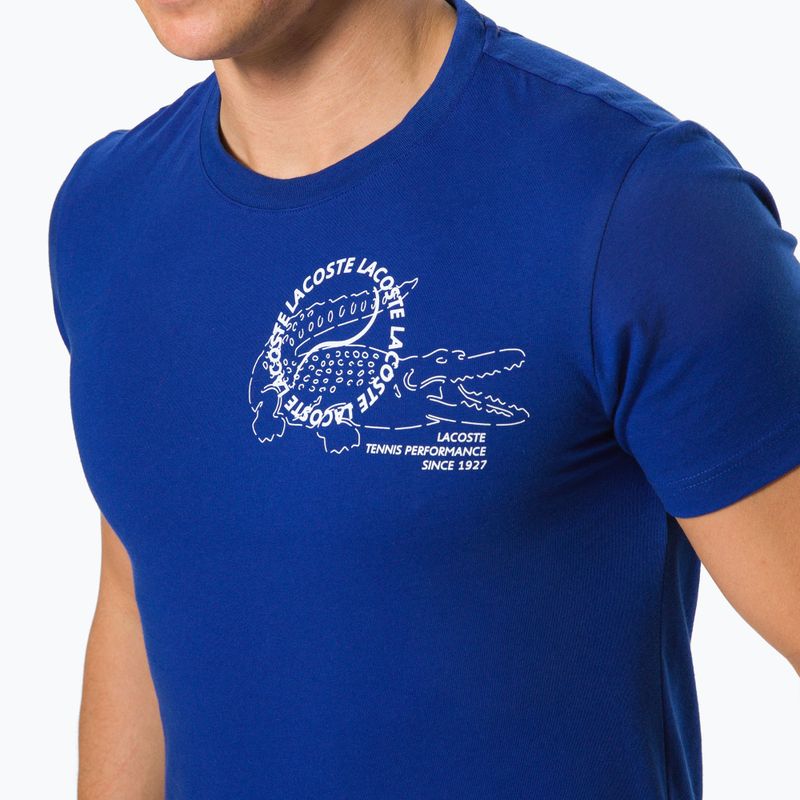 Футболка тенісна чоловіча Lacoste блакитна TH0964 4