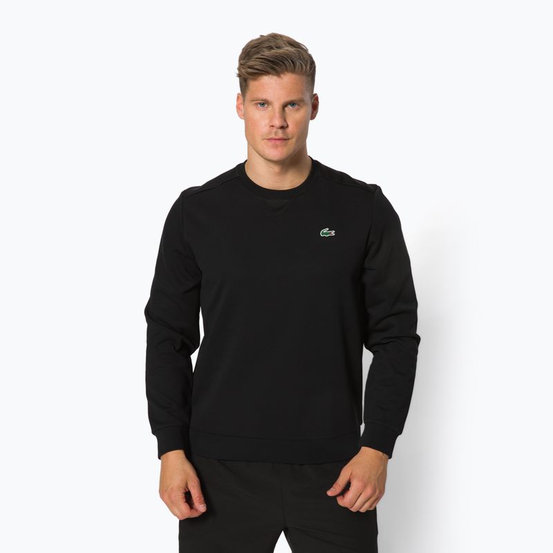 Кофта тенісна чоловіча Lacoste чорна SH9604