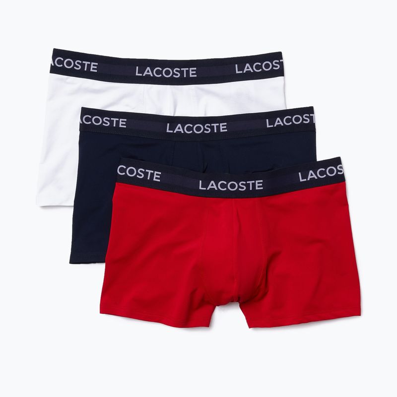 Боксери чоловічі Lacoste 3 шт. кольорові 5H9623