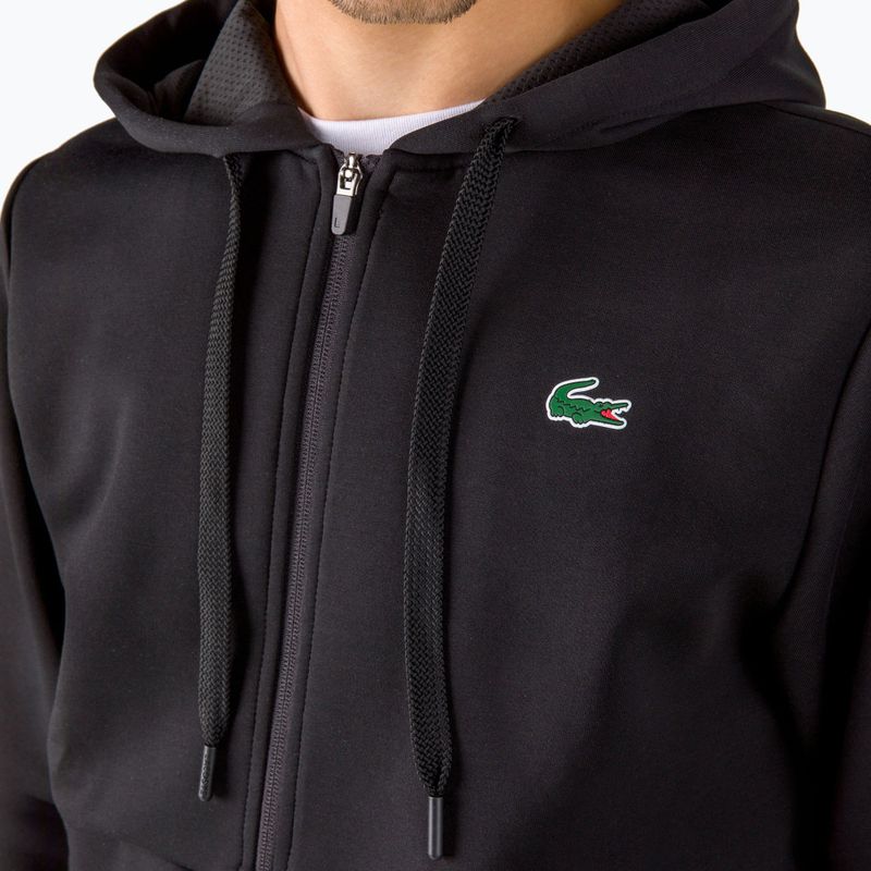 Кофта тенісна чоловіча Lacoste чорна SH9676 5