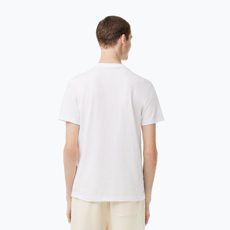 Футболка тенісна чоловіча Lacoste біла TH2116 2