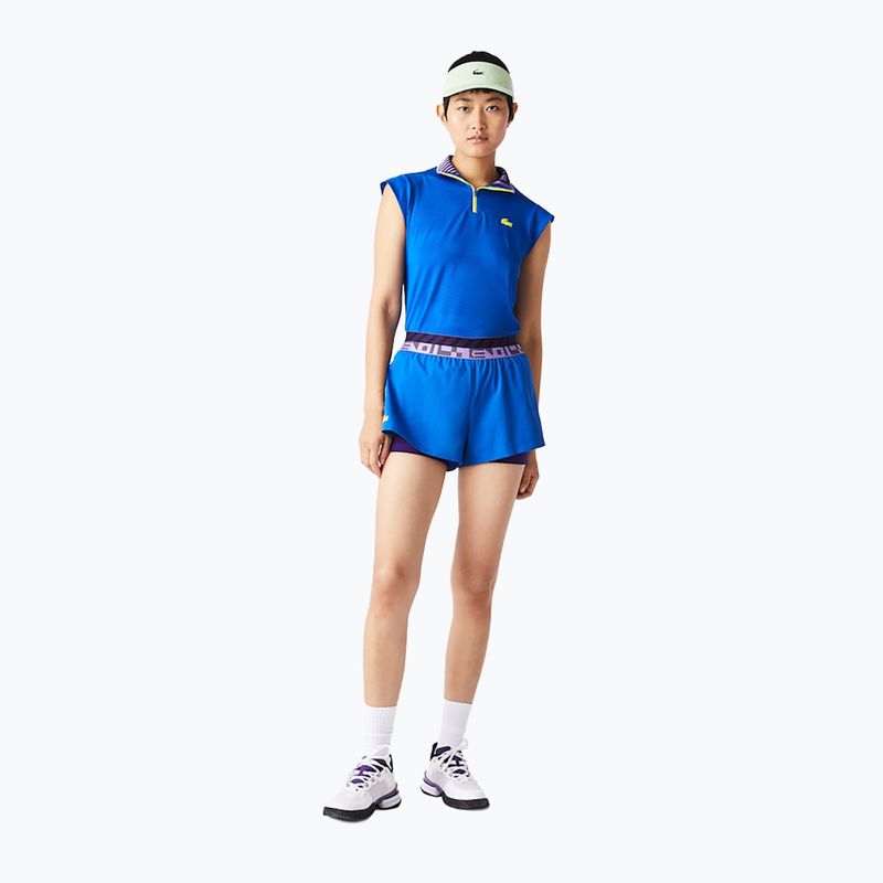 Шорти тенісні жіночі Lacoste блакитні GF9262 5