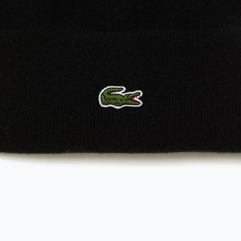 Шапка Lacoste RB9825 black 2