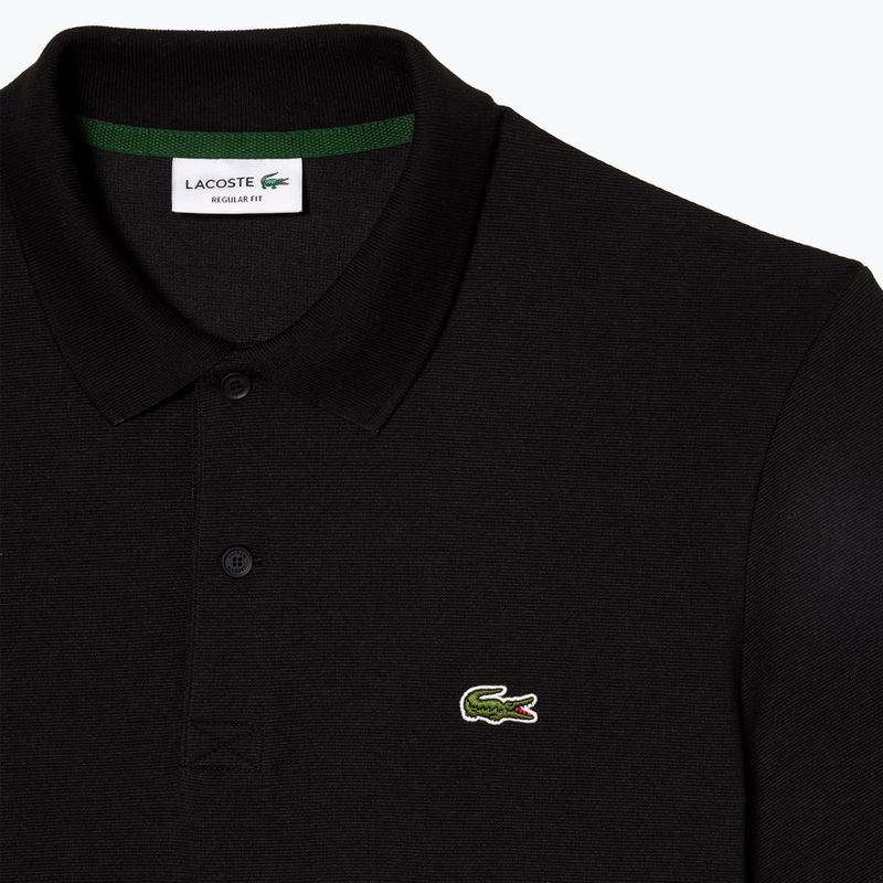 Чоловіча сорочка-поло Lacoste DH0783 чорна 4
