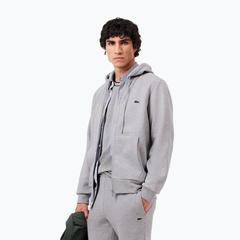 Костюм спортивний чоловічий Lacoste WH2528 silver chine 4