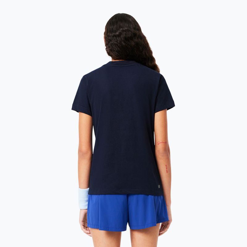Футболка жіноча Lacoste TF9246 navy blue 3