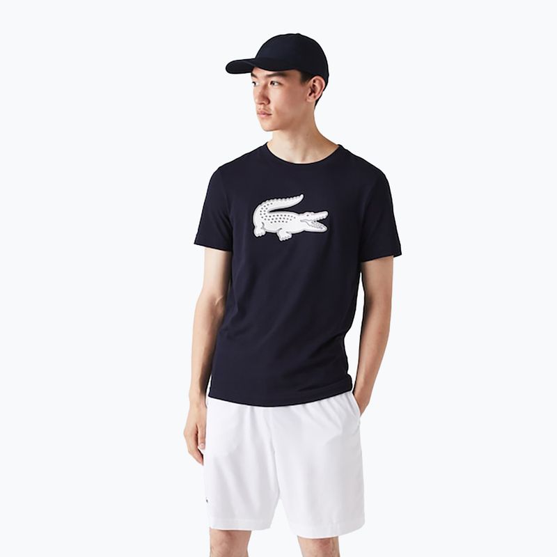 Футболка тенісна чоловіча Lacoste синя TH2042 2