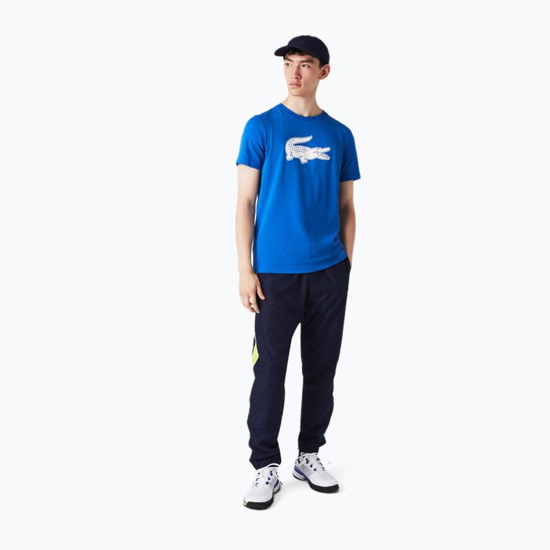 Футболка тенісна чоловіча Lacoste блакитна TH2042
