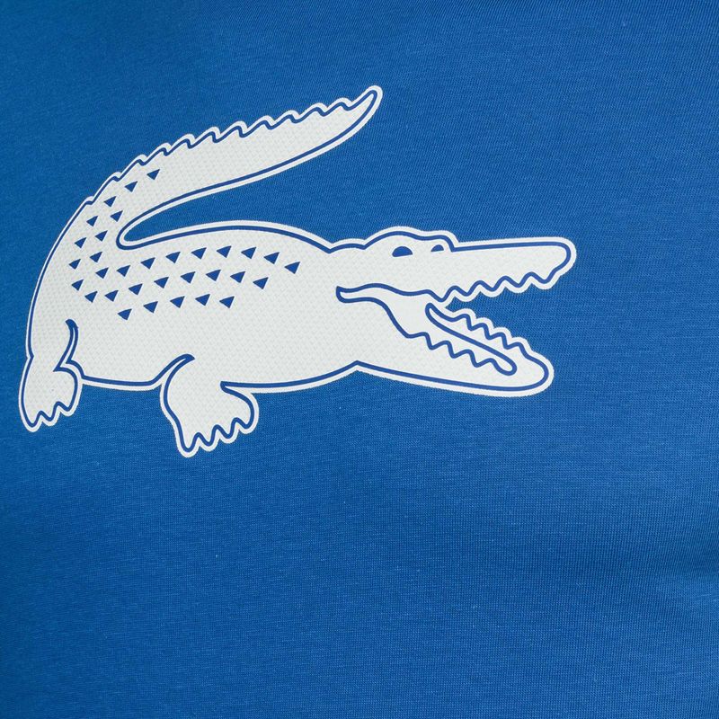 Футболка тенісна чоловіча Lacoste блакитна TH2042 4