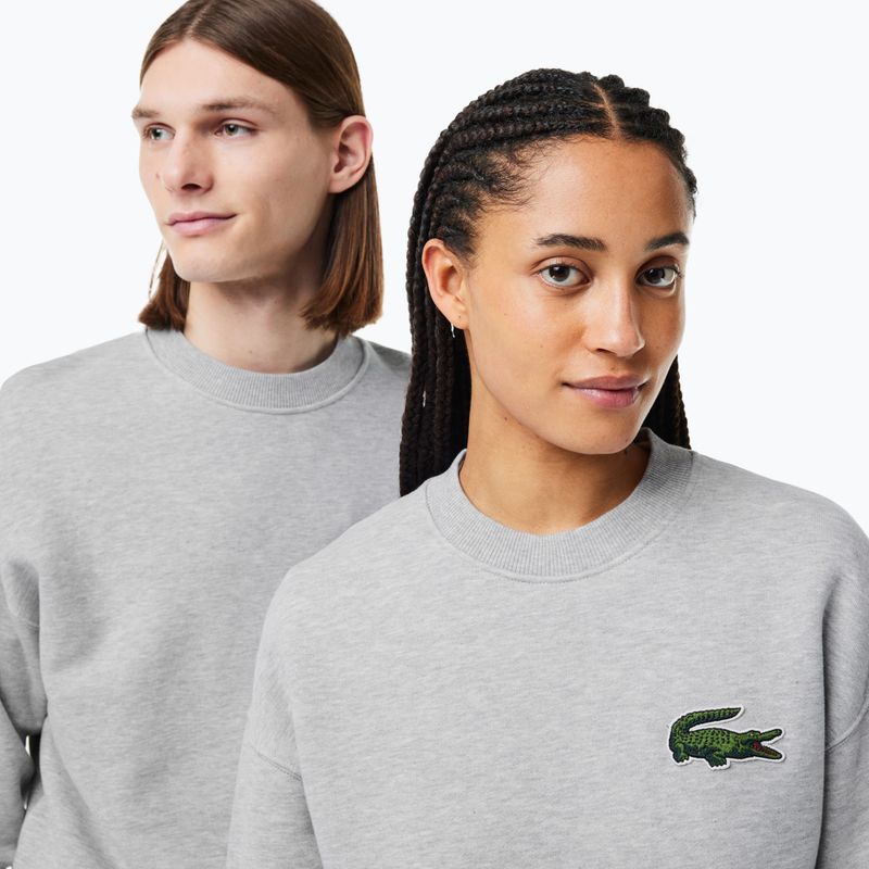 Світшот Lacoste SH6405 сріблястого кольору 3