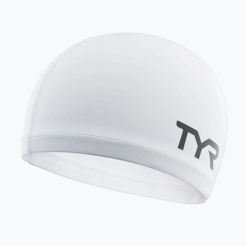 Шапочка для плавання TYR Silicone Comfort white