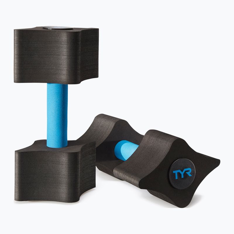 Гантелі для аквафітнесу TYR Aquatic Resistance Dumbbells black/blue
