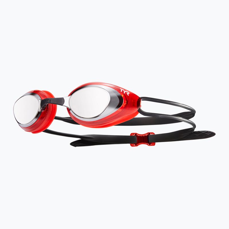 Окуляри для плавання TYR Blackhawk Racing Mirrored silver/ red/ black 5