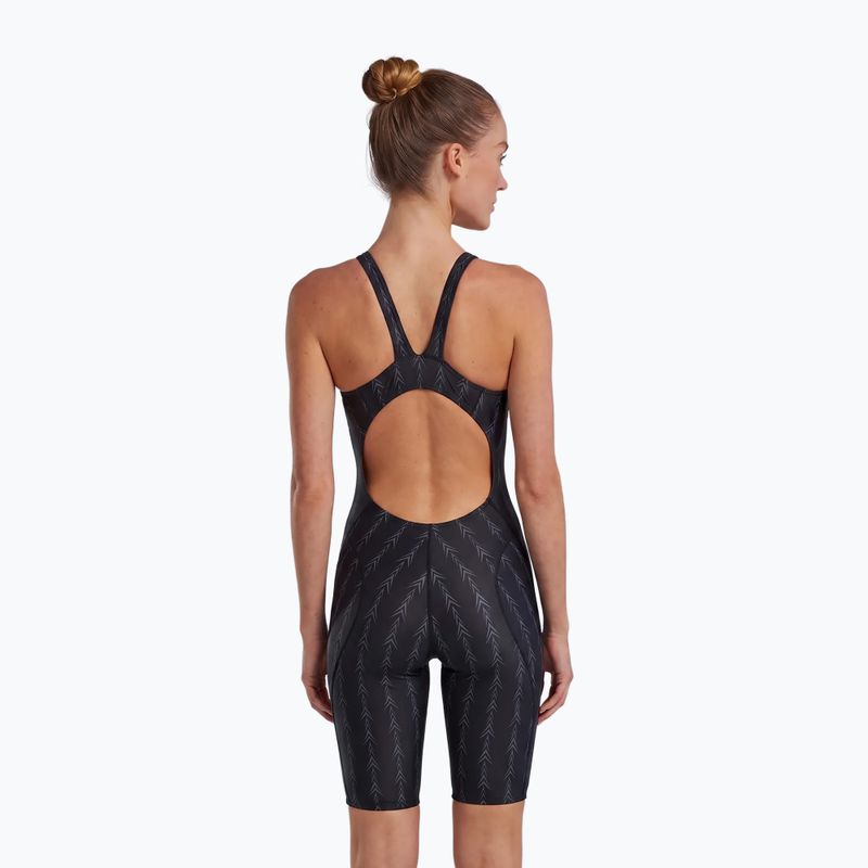 Купальник суцільний жіночий TYR Fusion 2 Aerofit Shortjohn black 2