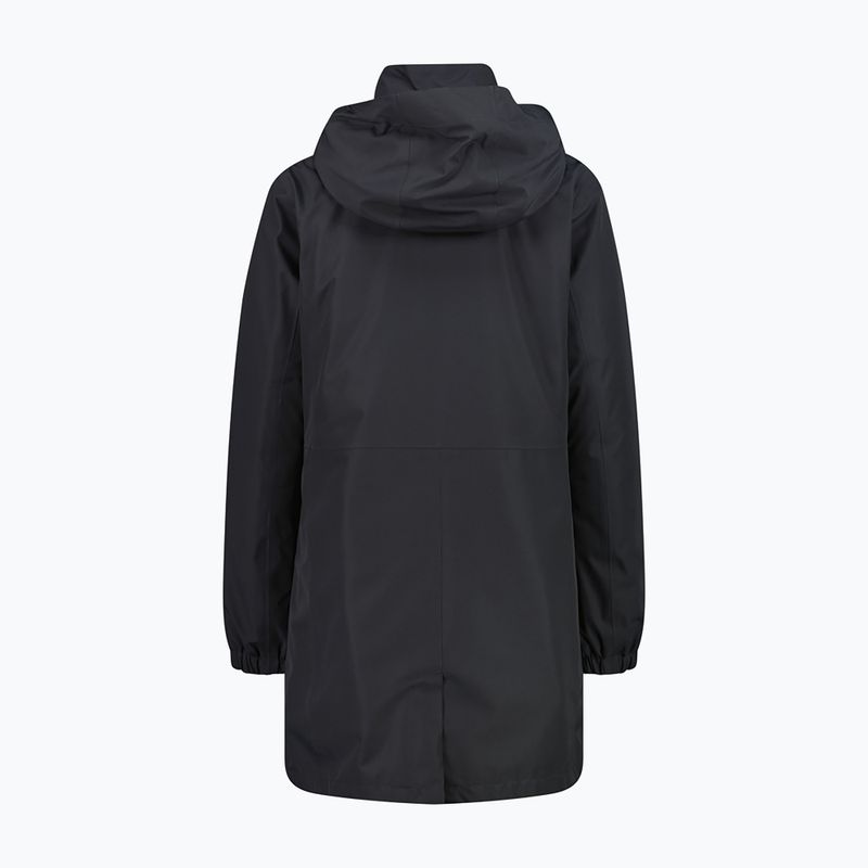 Пальто дощовик жіноче CMP 36Z2026D Zip Hood Parka antracite 2