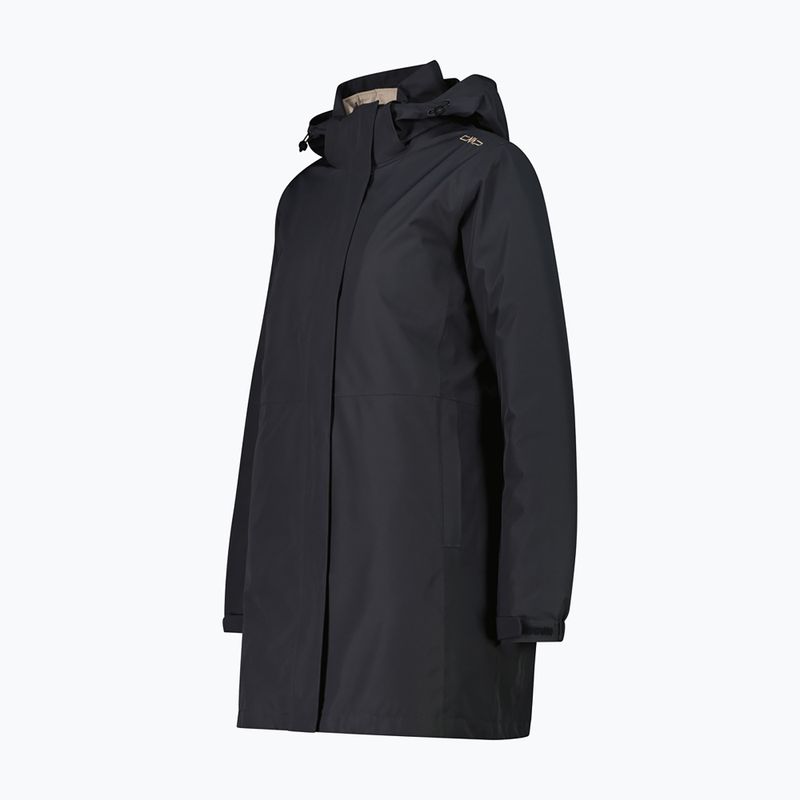 Пальто дощовик жіноче CMP 36Z2026D Zip Hood Parka antracite 3