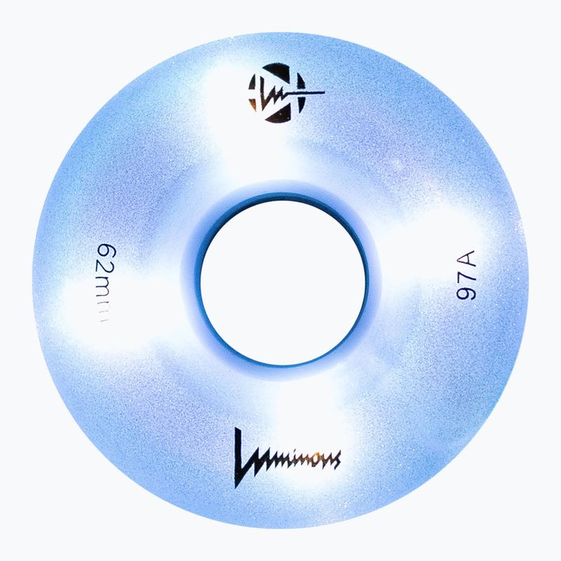 Колеса для роликів FR Skates Luminous Led Quad Wheel 62mm/97A X4 white pearl 4